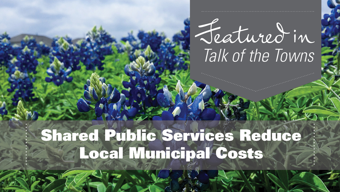 Shared Public Services Reduce Local Municipal Costs