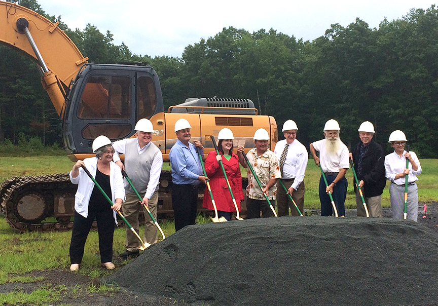 Town of Highland Breaks Ground on Highway Department Garage