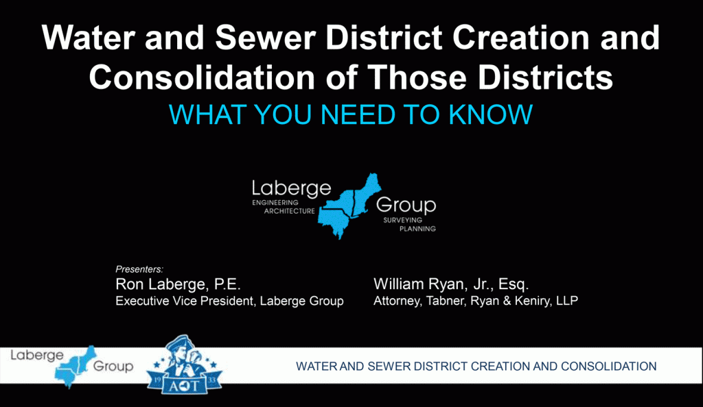 Creating Water and Sewer Districts and Consolidating Existing Districts