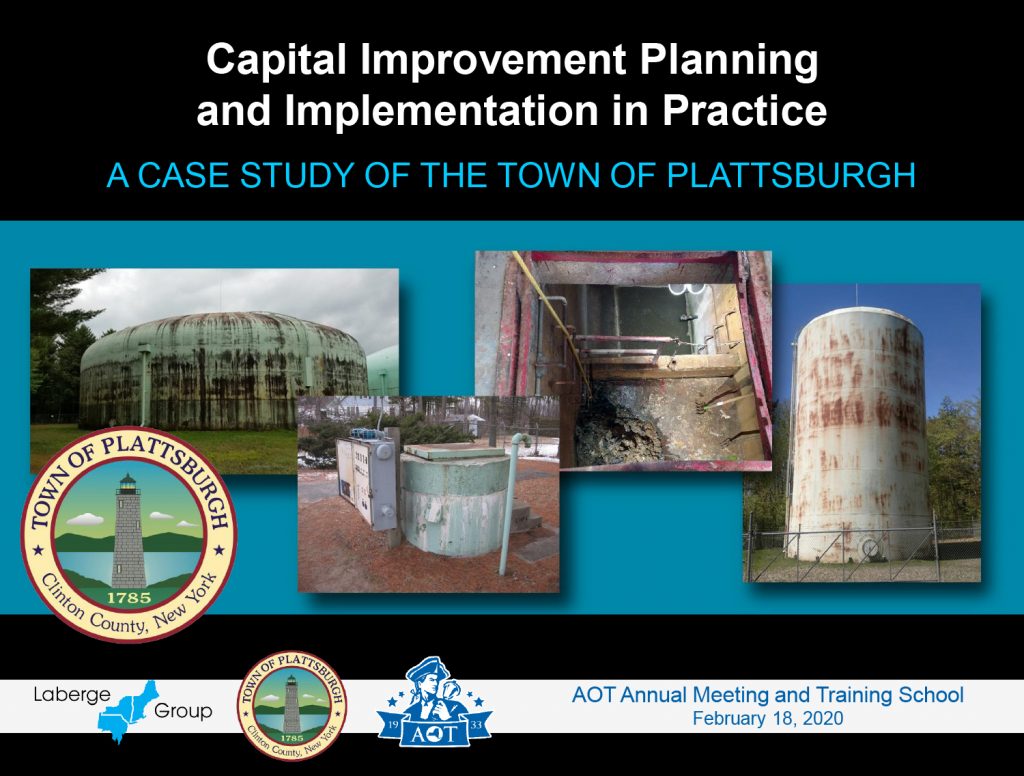 Capital Improvement Plan Addresses Water and Wastewater Infrastructure Needs for Town of Plattsburgh, New York