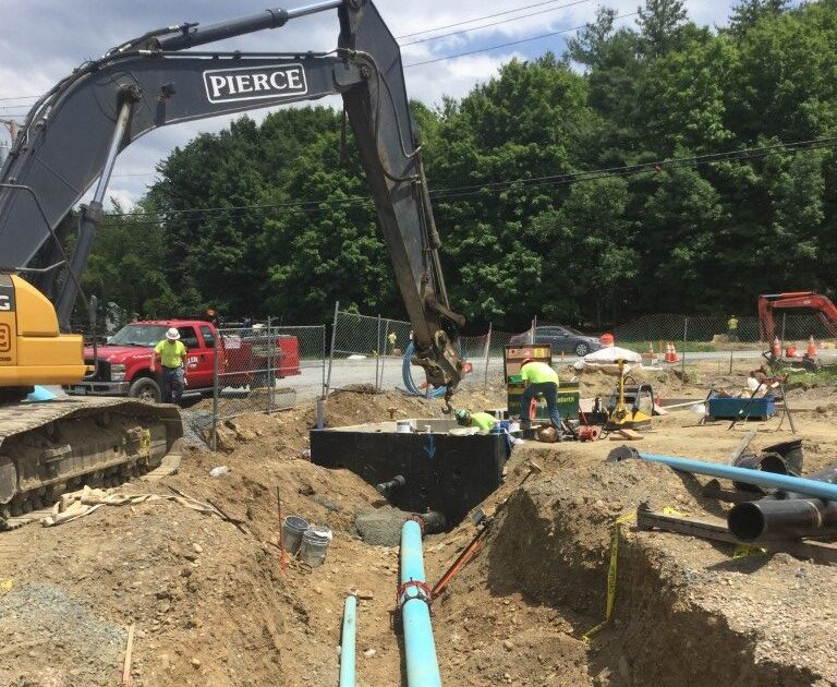 Water Main, Sewer Force Main, and Traffic Improvements for Sales Distribution Center