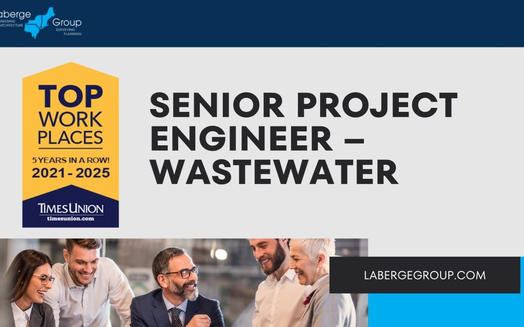 CAREERS – SR PROJECT ENGINEER – WASTEWATER