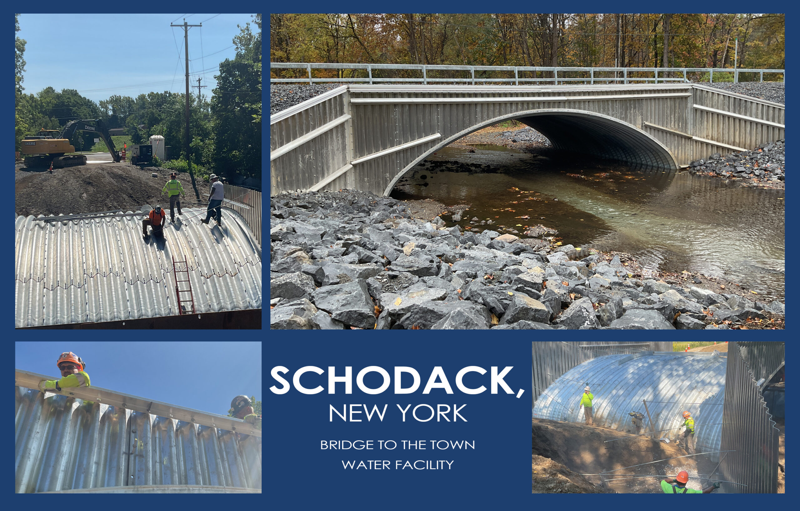 Construction Update – Bridge Construction, Schodack, New York