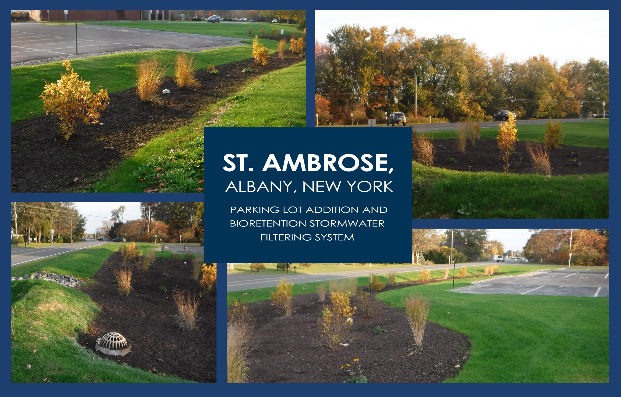 St. Ambrose Parking Lot Addition and Stormwater Filtering, Albany NY