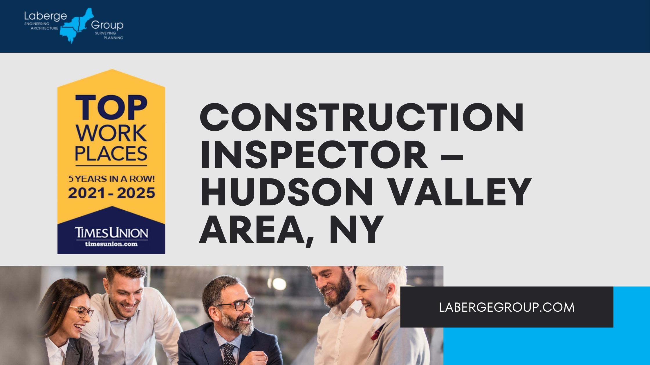 CAREERS – CONSTRUCTION INSPECTOR (Hudson Valley area)