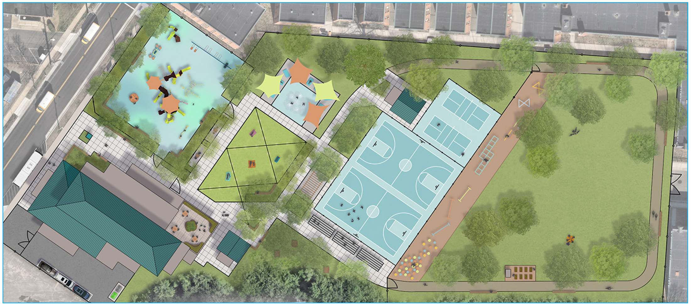 Mirschel Park Improvements rendering
