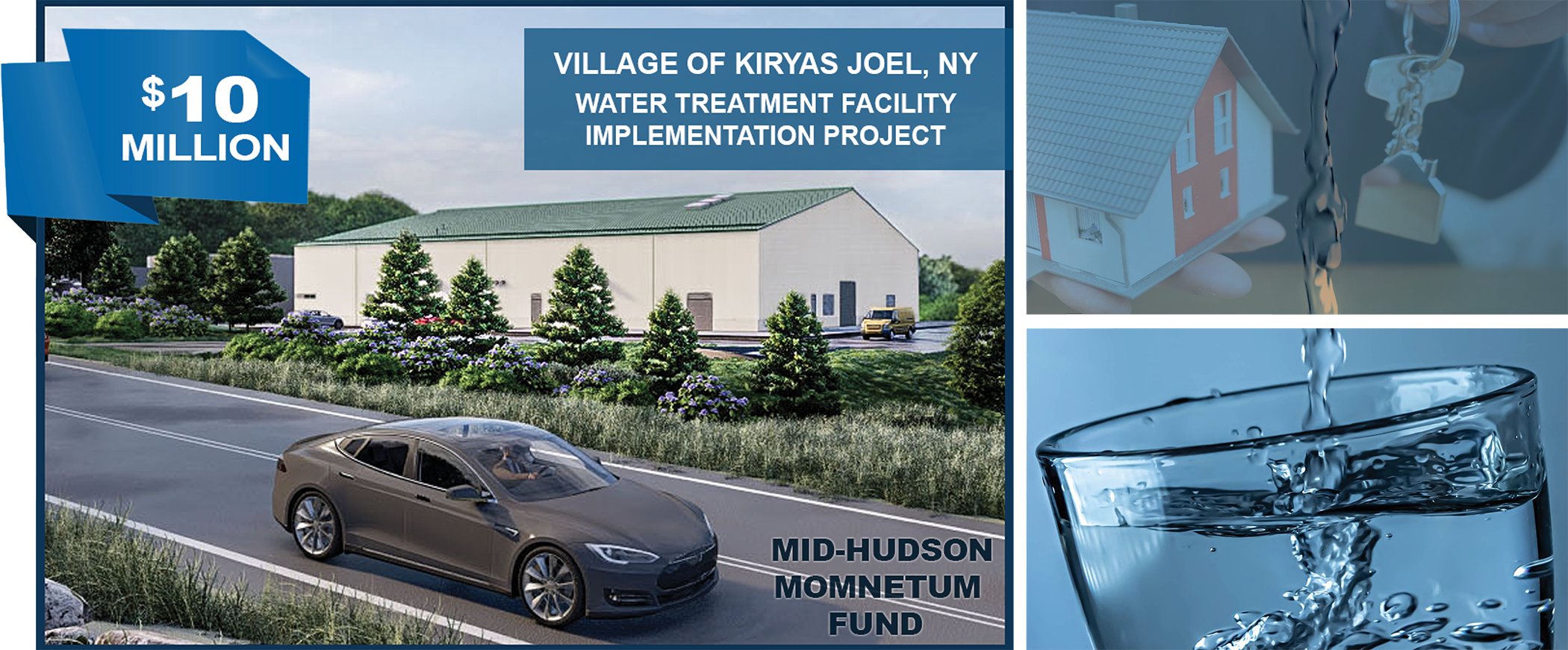 Announcement of NYS Mid-Hudson Momentum Fund $10 million dollar award to Kiryas Joel