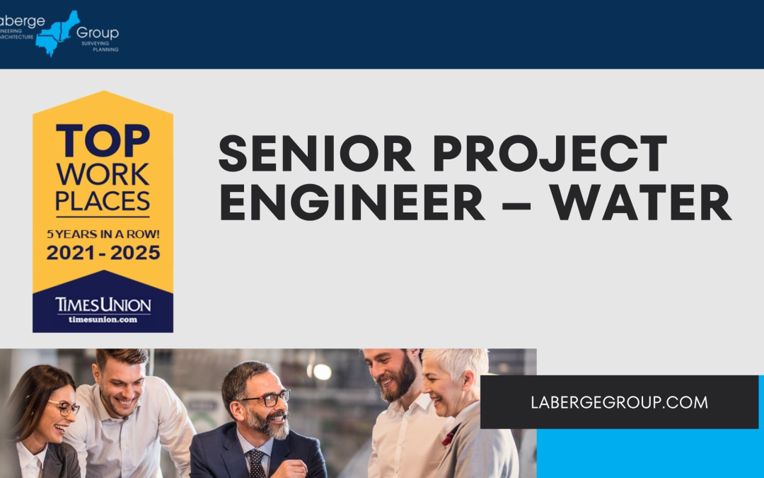 CAREERS – SR PROJECT ENGINEER – WATER